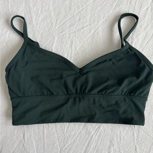 Lululemon sweetheart sports bra, size 10, legacy green, Like NEW, no padding
